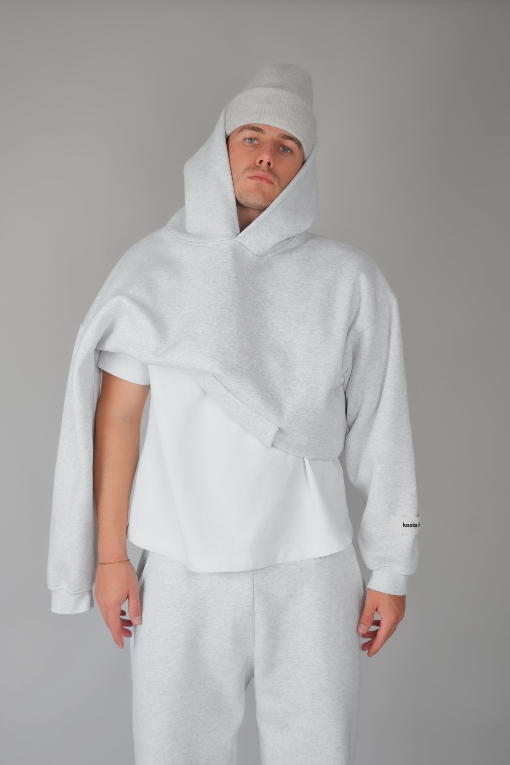Light Gray Essential Hoodie