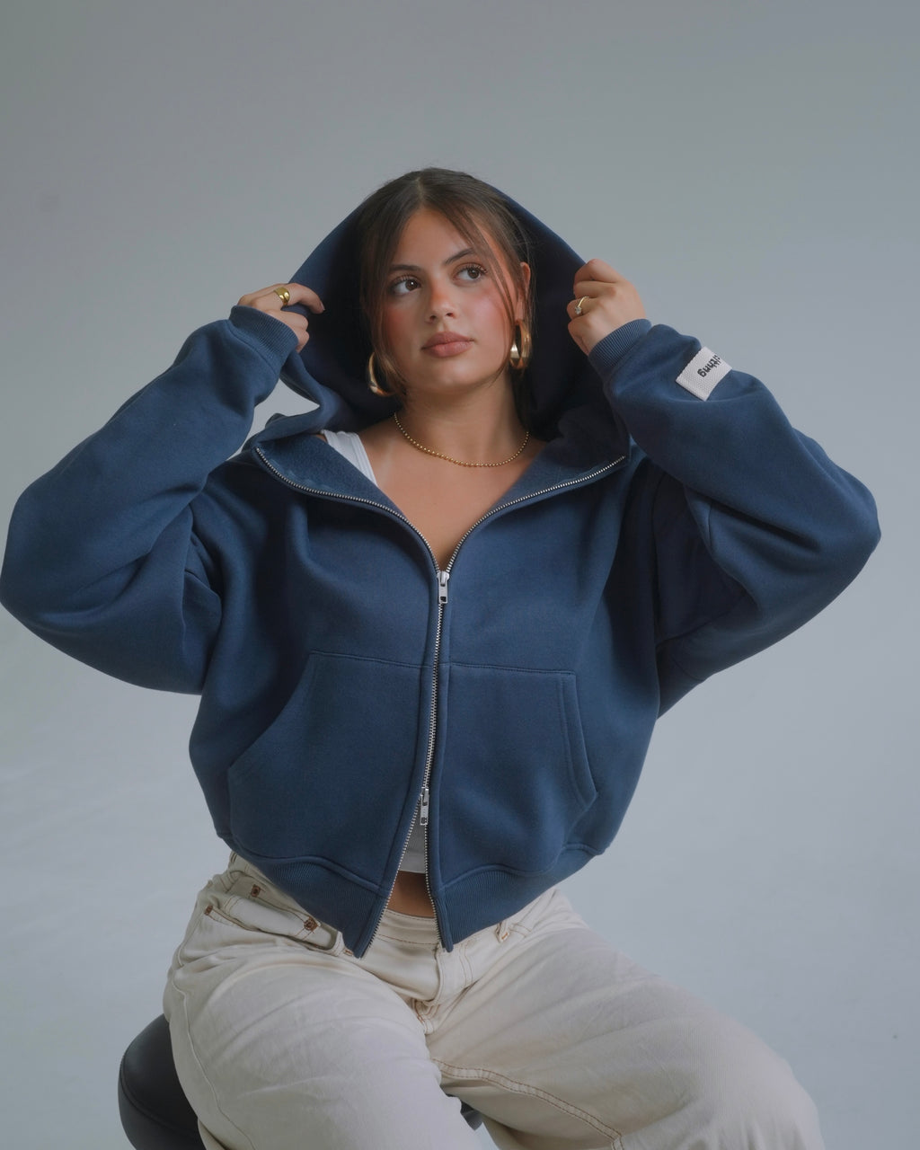 Berry Blue Zip Jacket