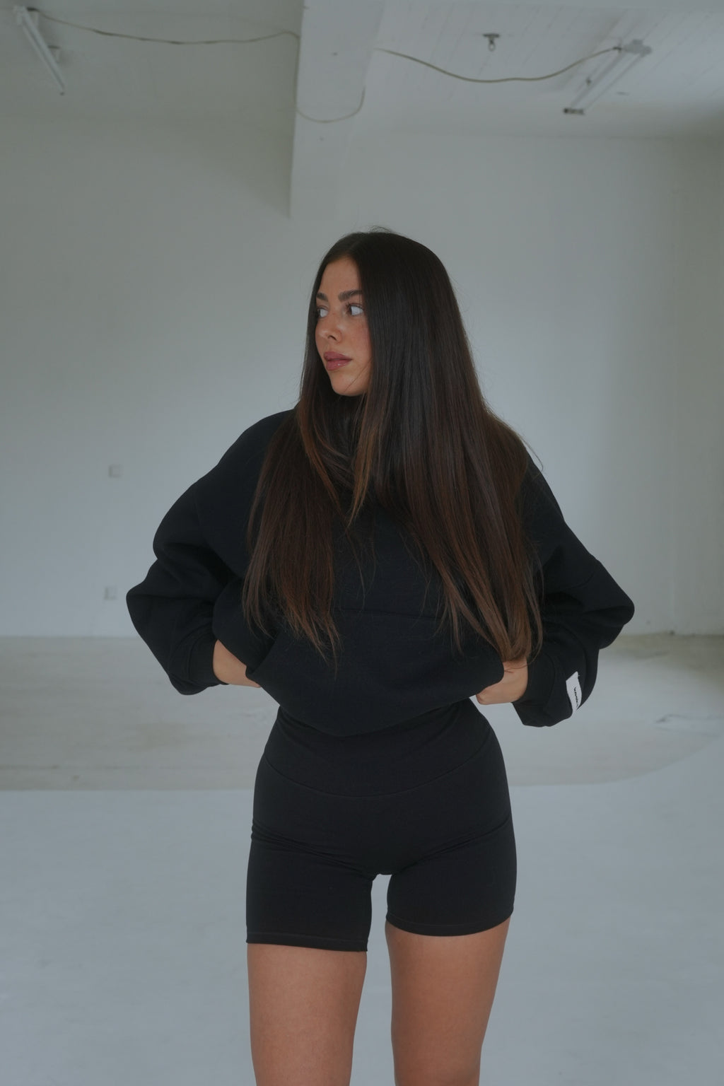 Black Essential Hoodie