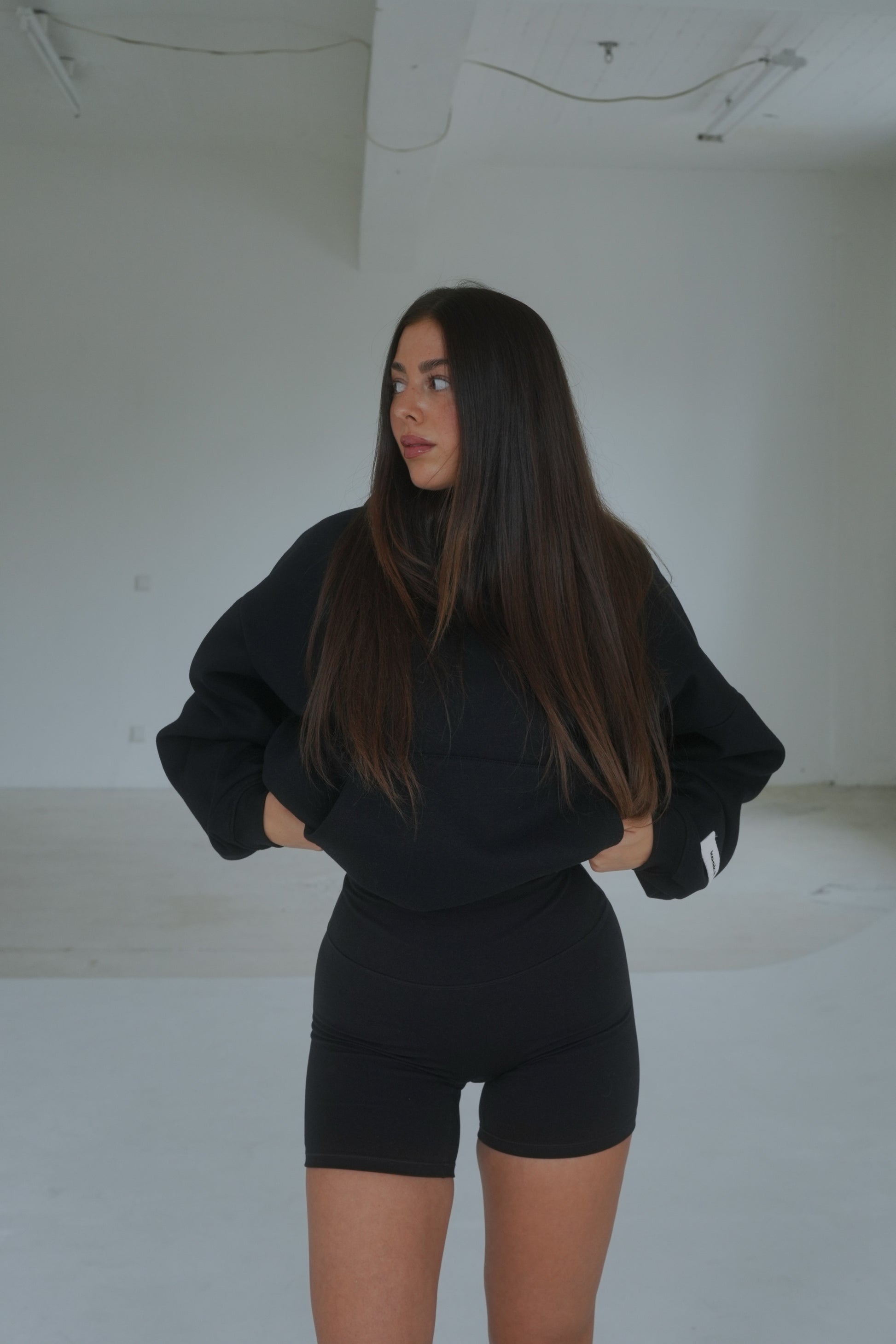 Black Essential Hoodie