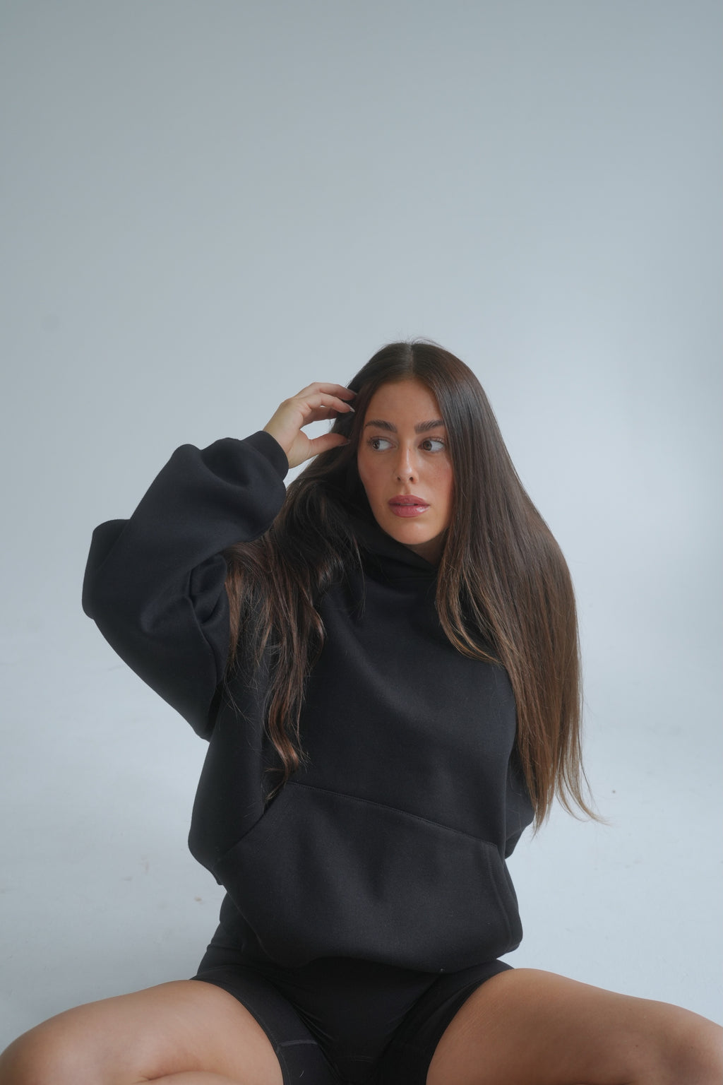 Black Essential Hoodie