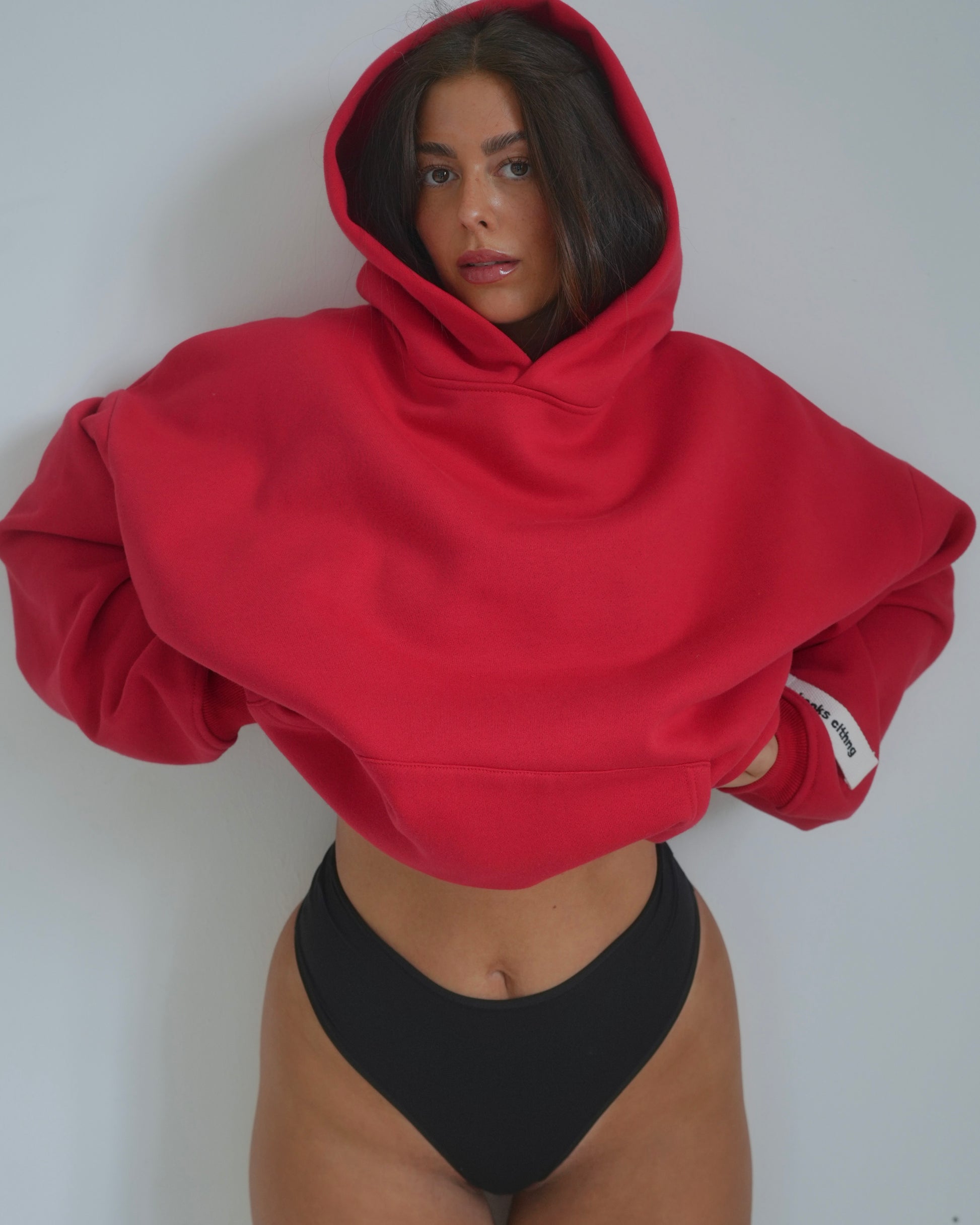 Berry Red Essential Hoodie