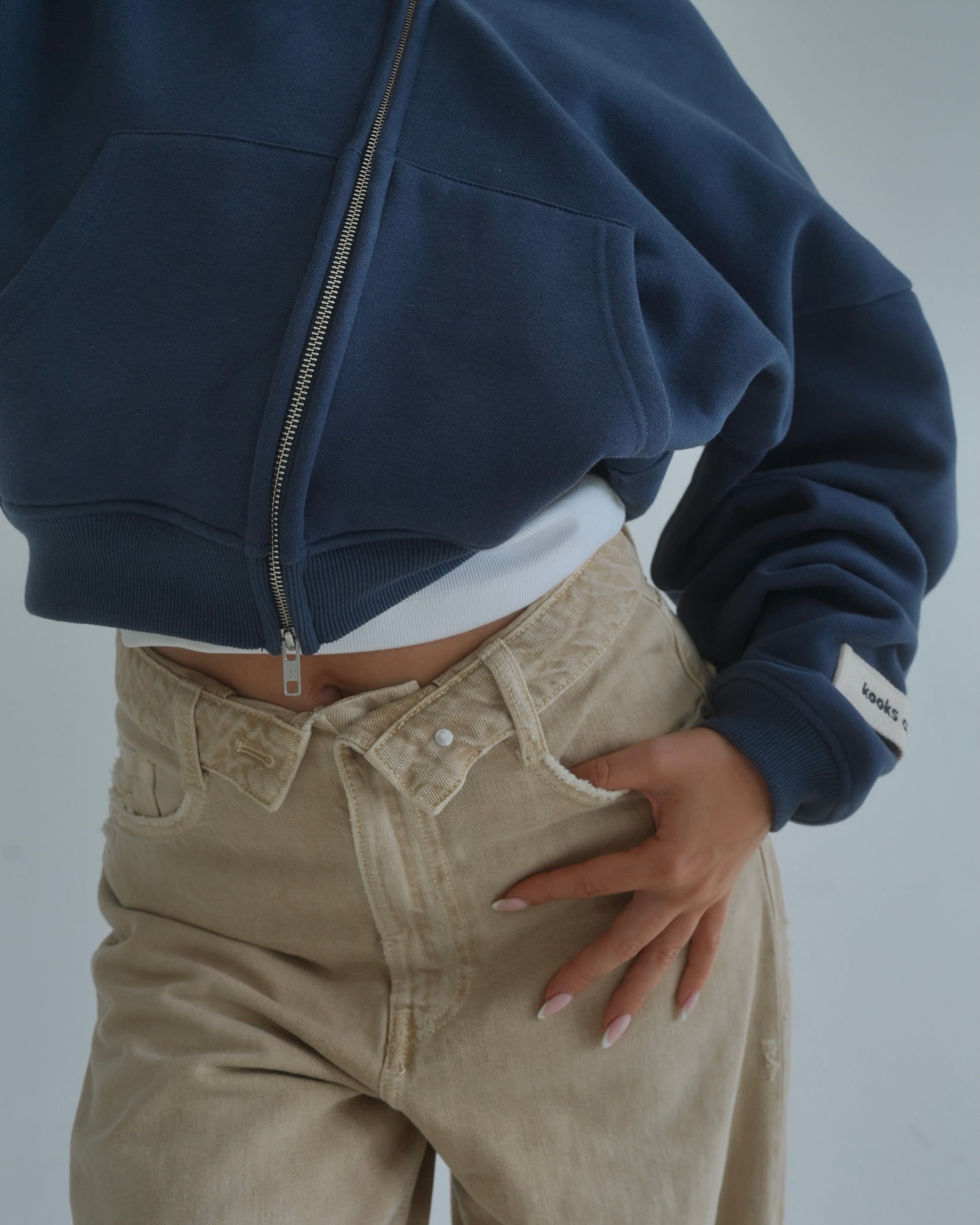 Berry Blue Zip Jacket