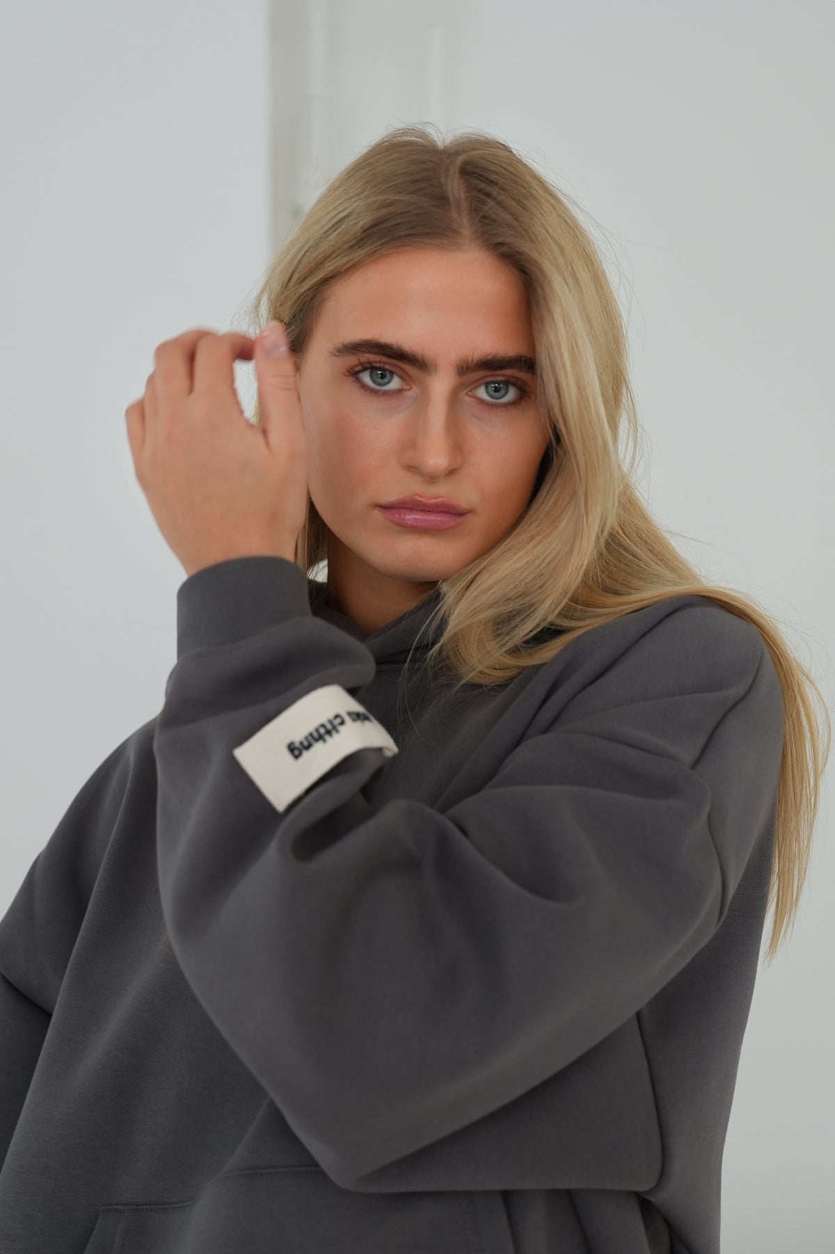 Dark Gray Essential Hoodie