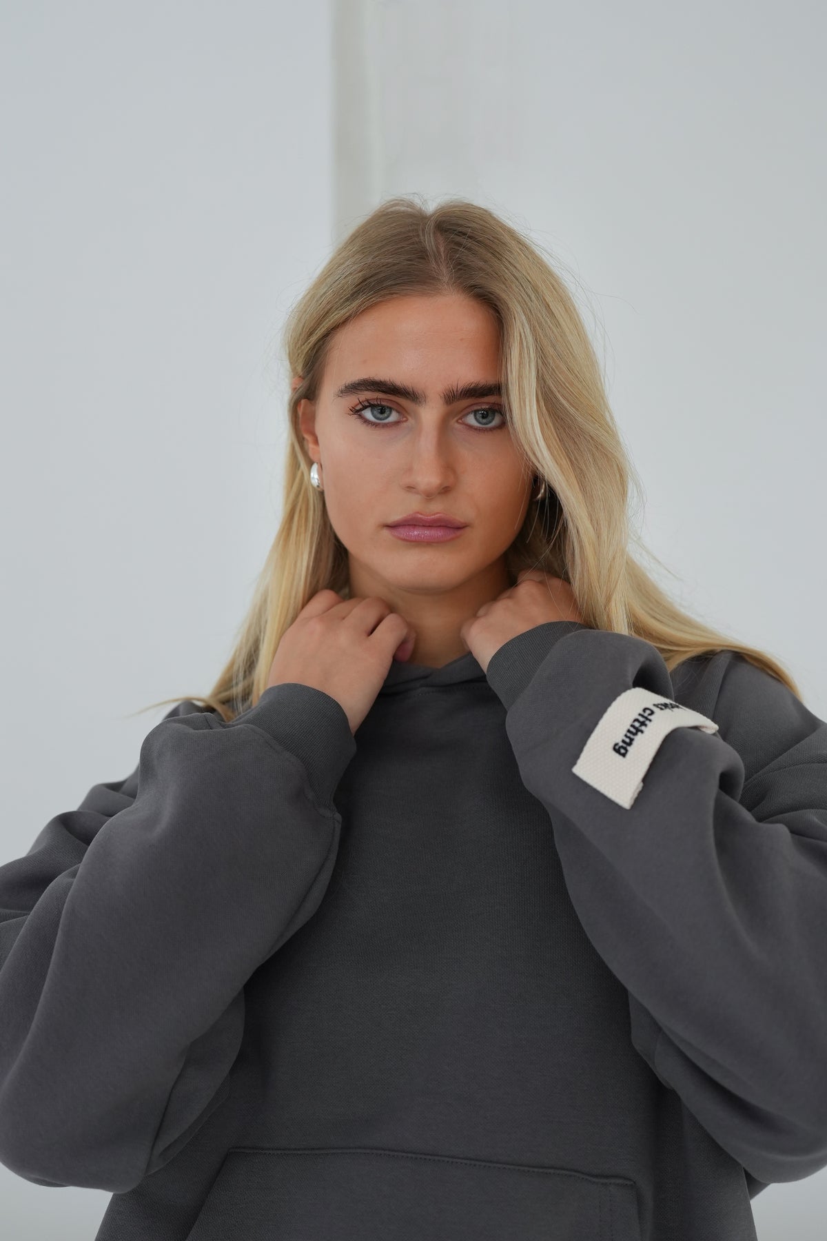 Dark Gray Essential Hoodie