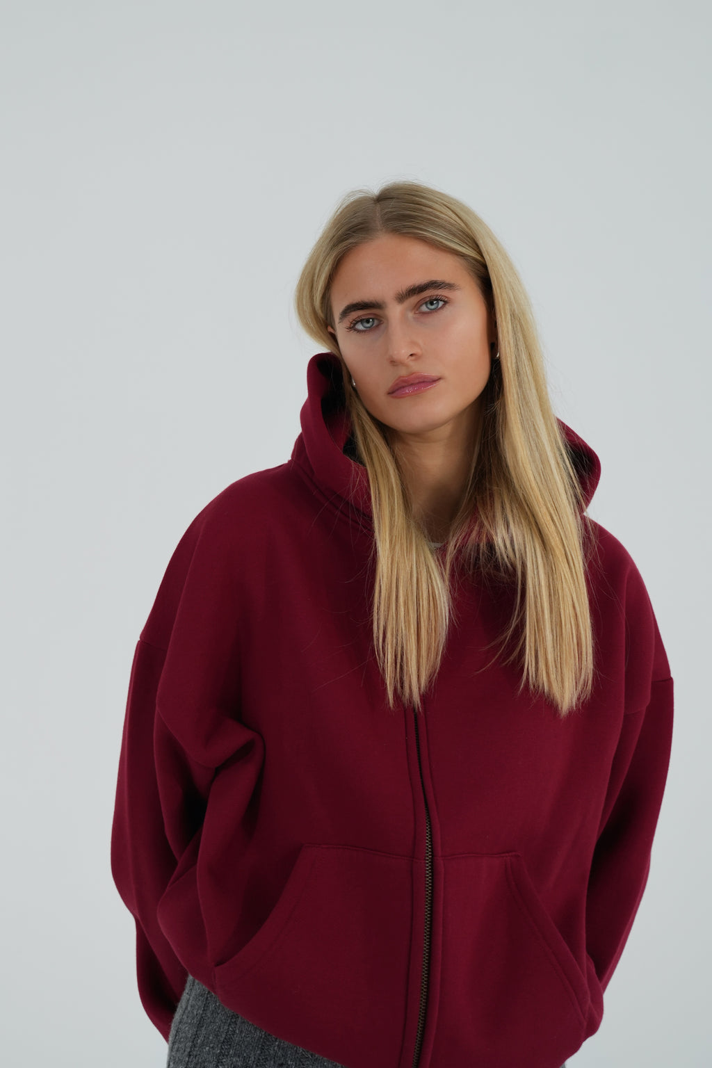 Merlot Red ZIP Jacket