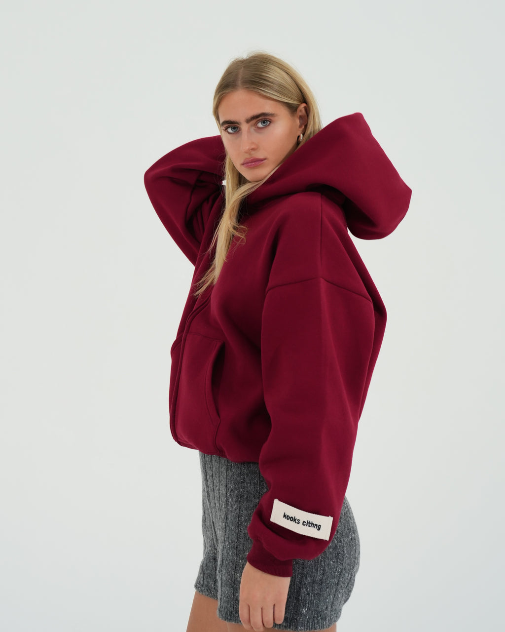 Merlot Red ZIP Jacket