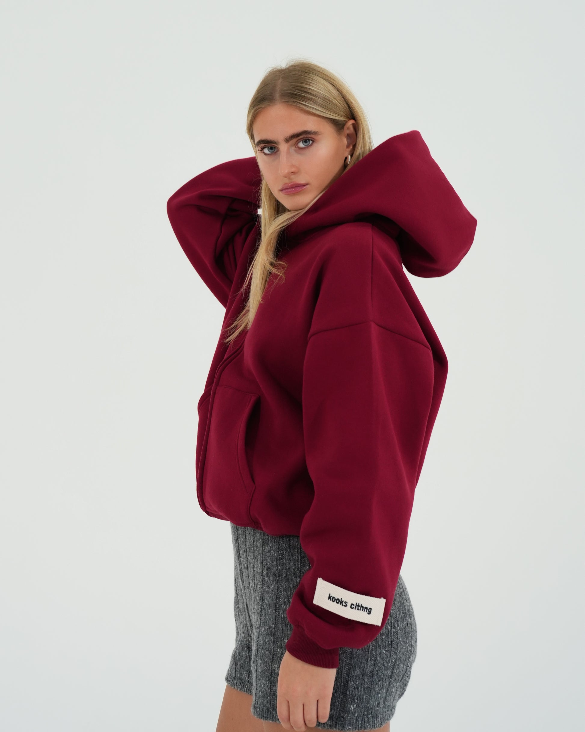 Merlot Red ZIP Jacket