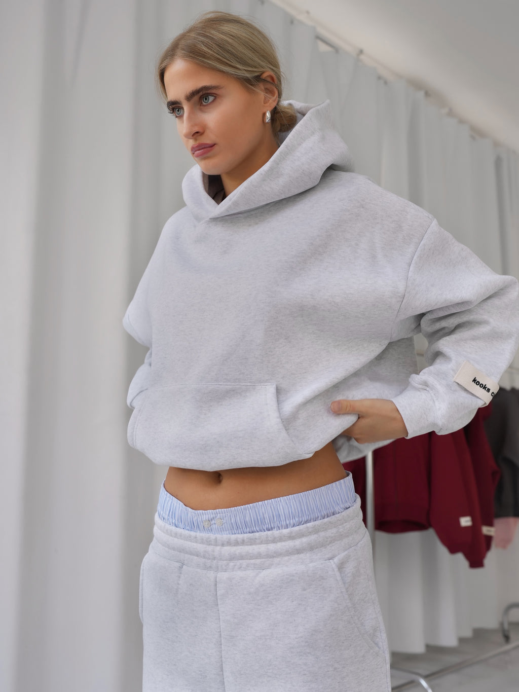 Light Gray Essential Hoodie