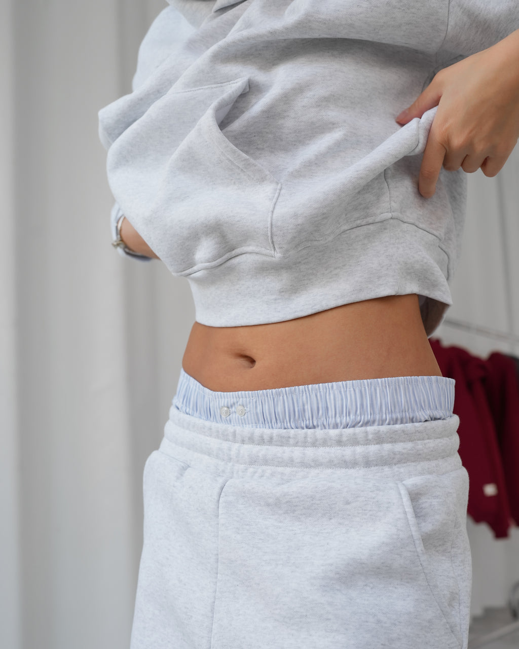 Light Gray Essential Hoodie