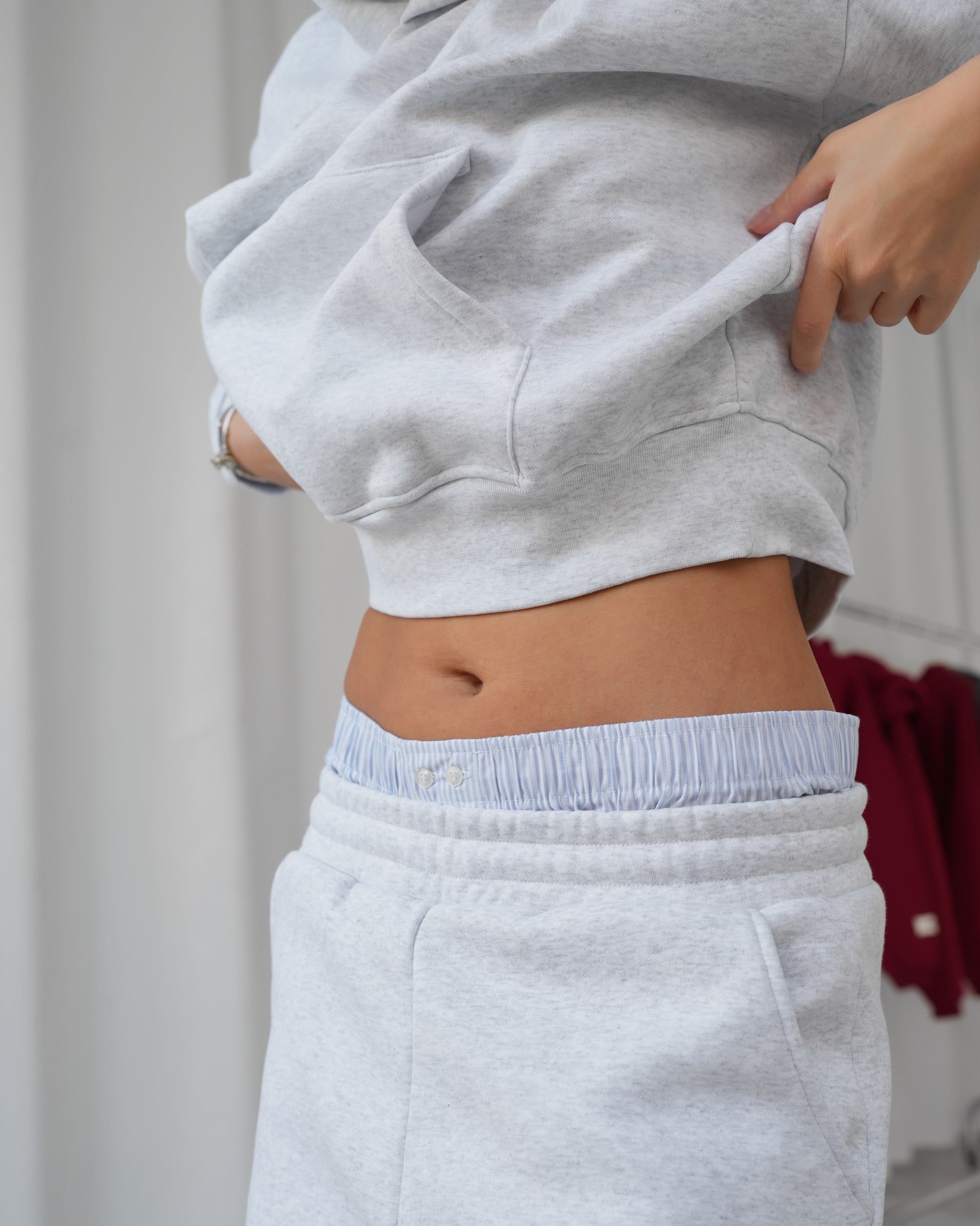 Light Gray Essential Hoodie