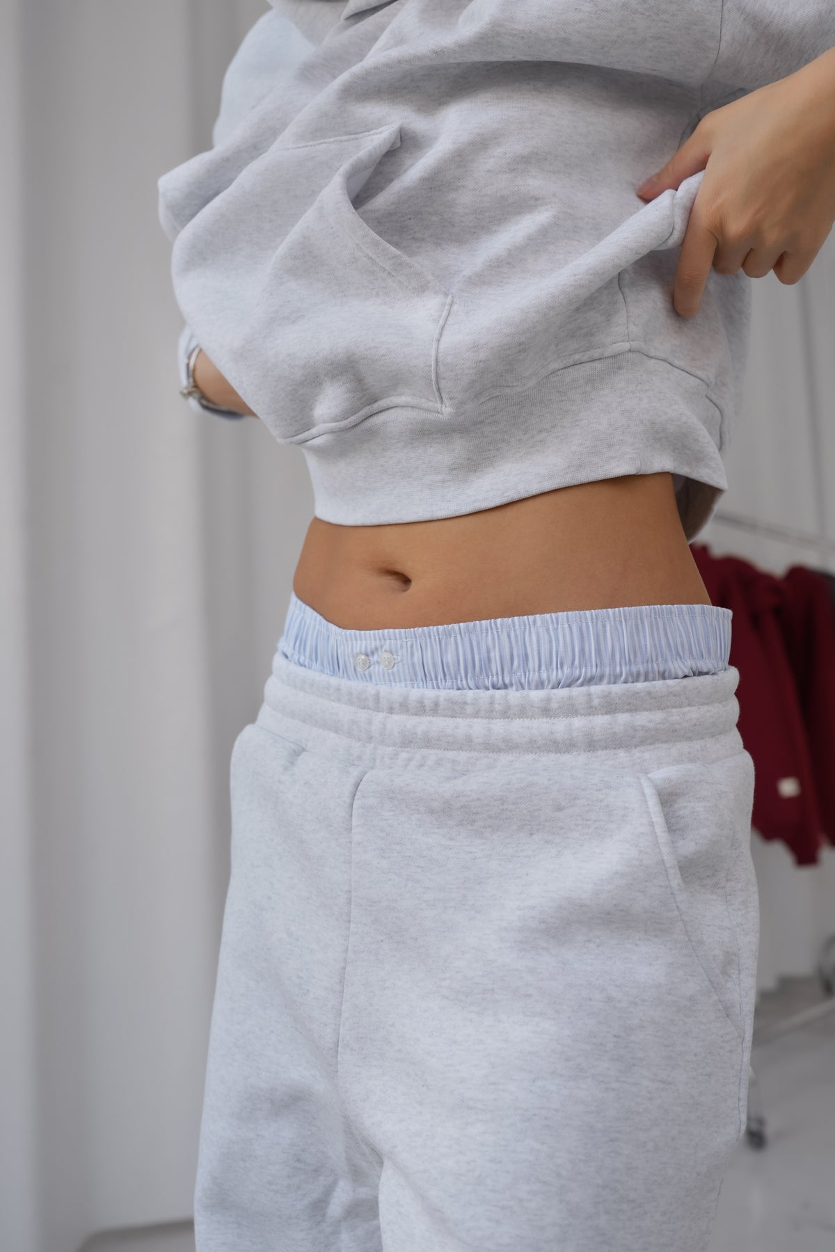 Light Gray Essential Hoodie