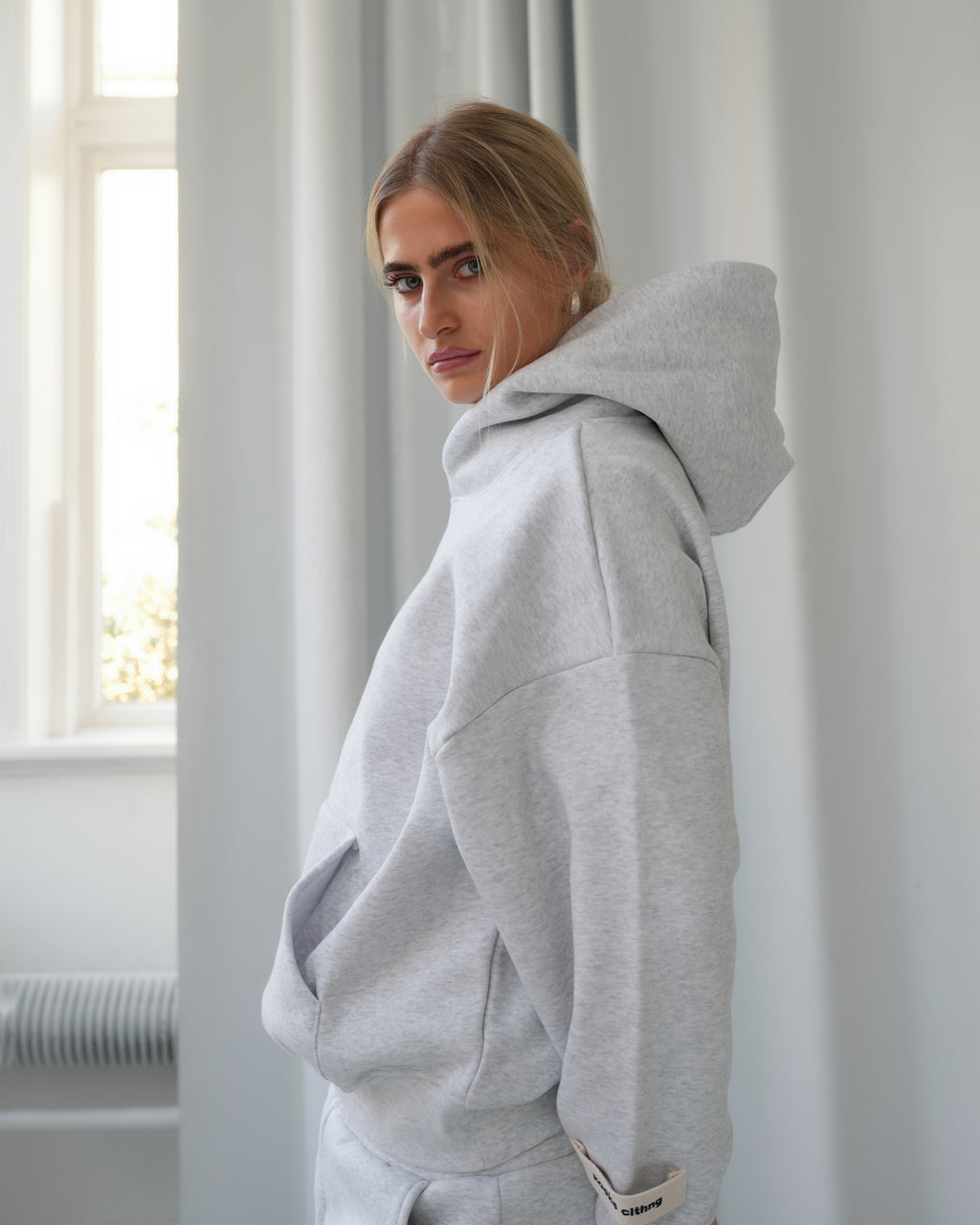 Light Gray Essential Hoodie