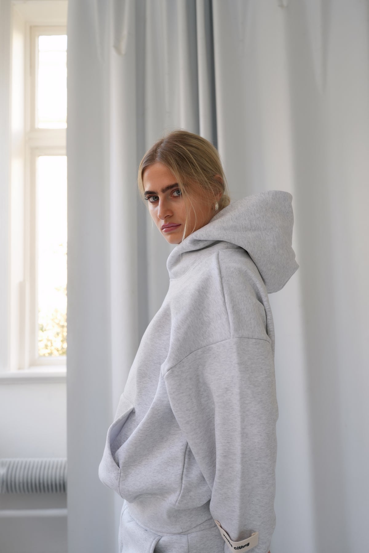 Light Gray Essential Hoodie