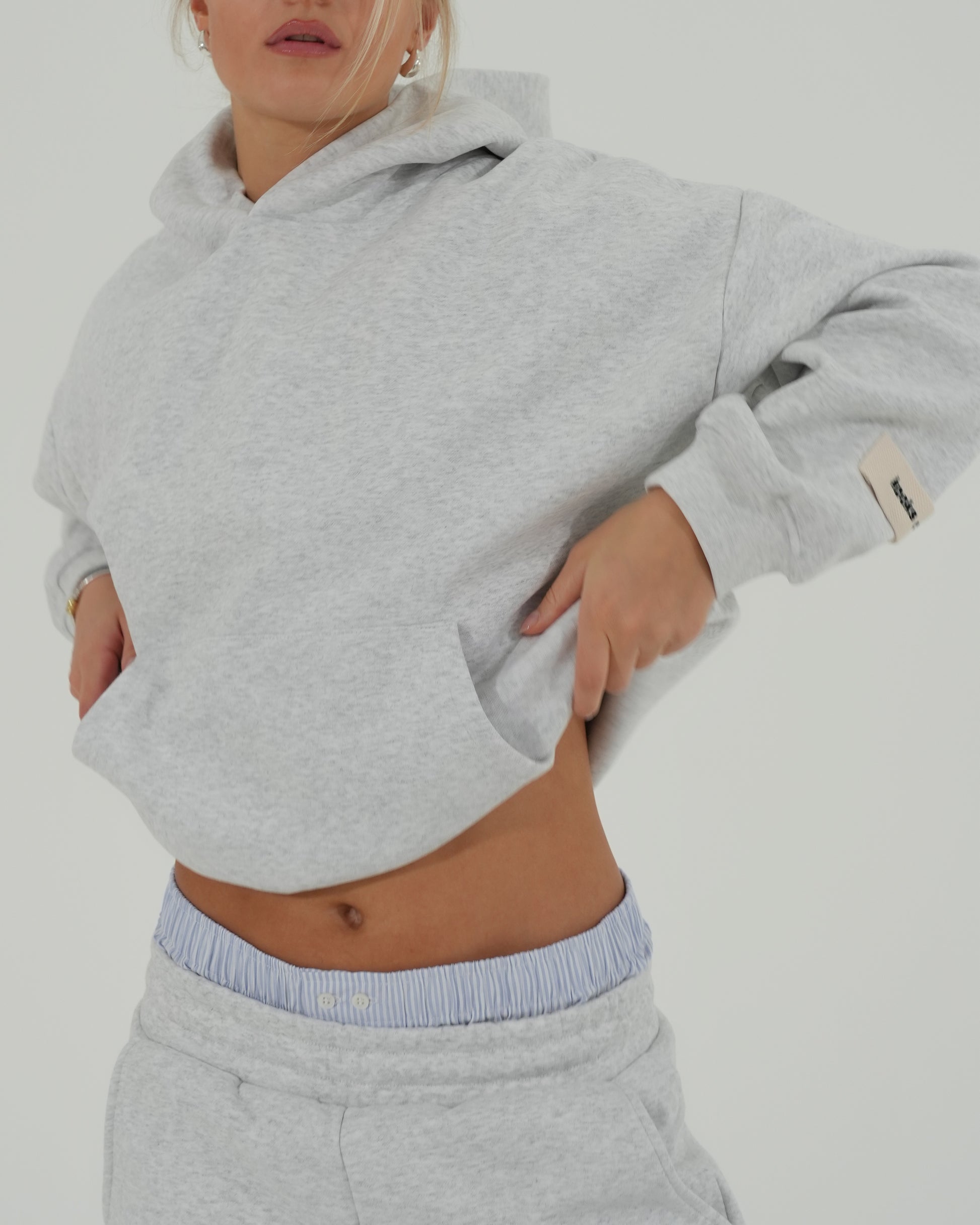 Light Gray Essential Hoodie