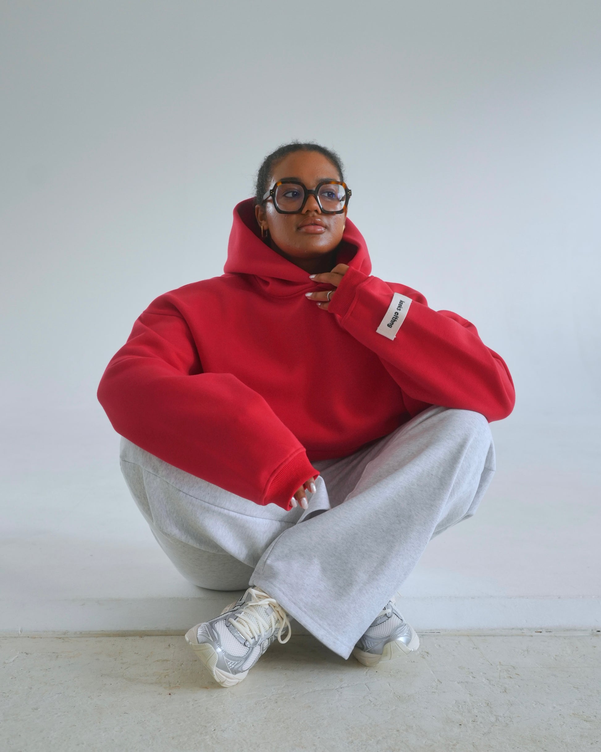Berry Red Essential Hoodie