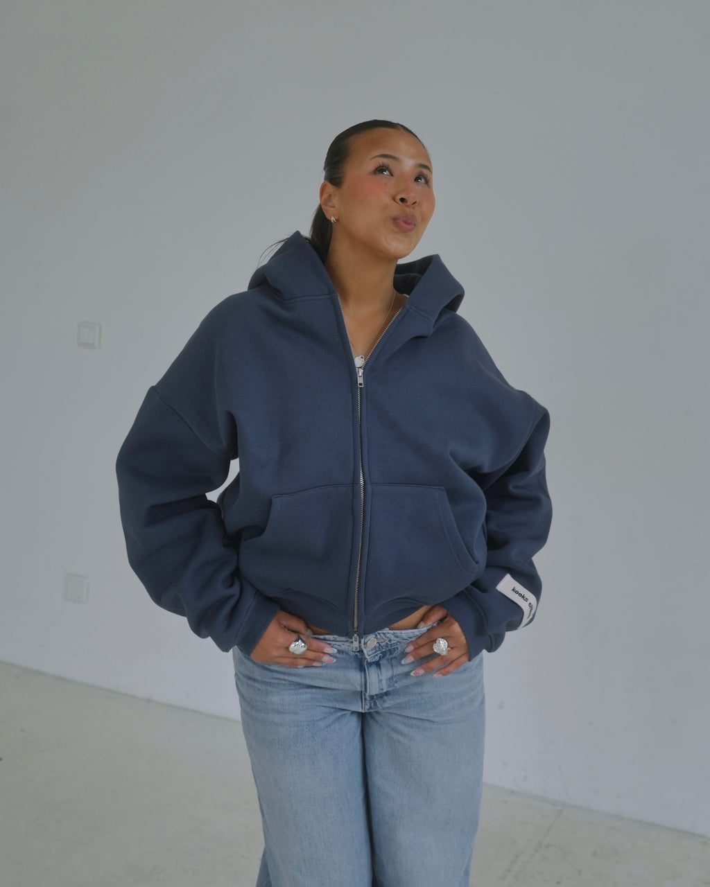 Berry Blue Zip Jacket