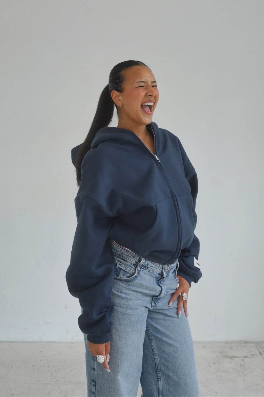 Berry Blue Zip Jacket