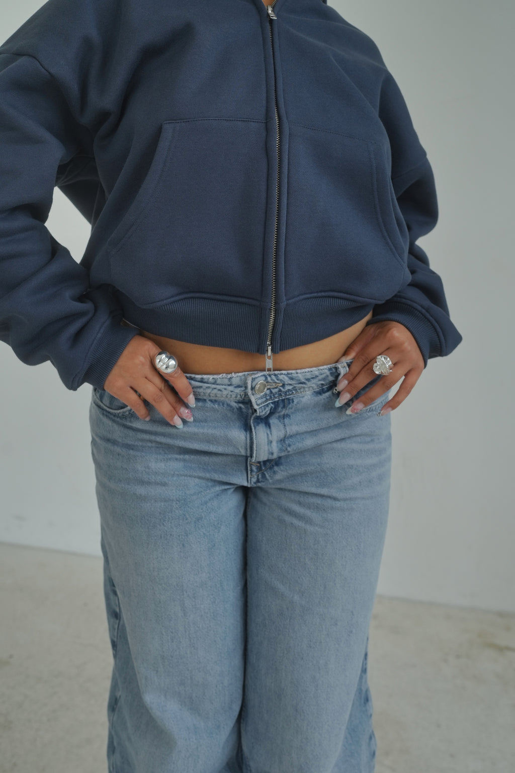 Berry Blue Zip Jacket