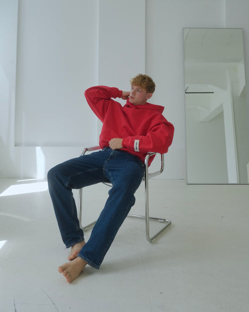 Berry Red Essential Hoodie