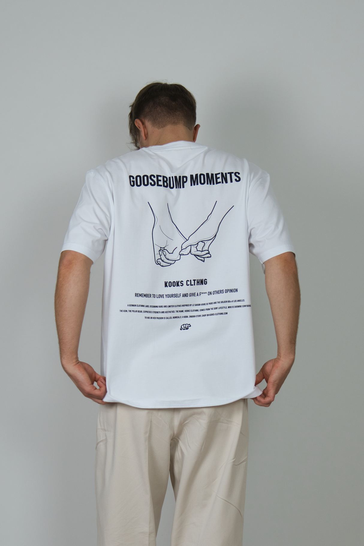 White Goosebump T-Shirt