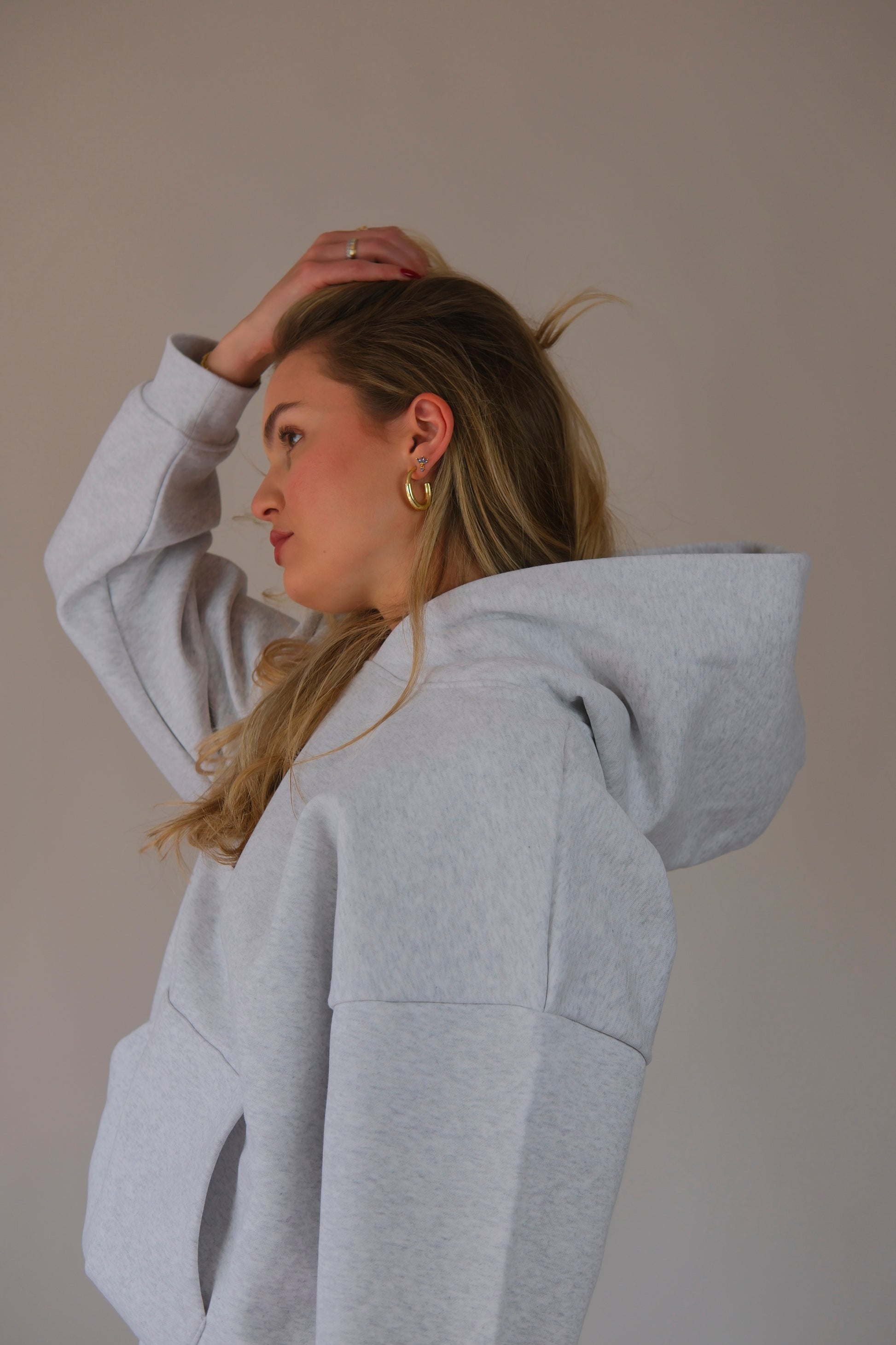 Light Gray Essential Hoodie