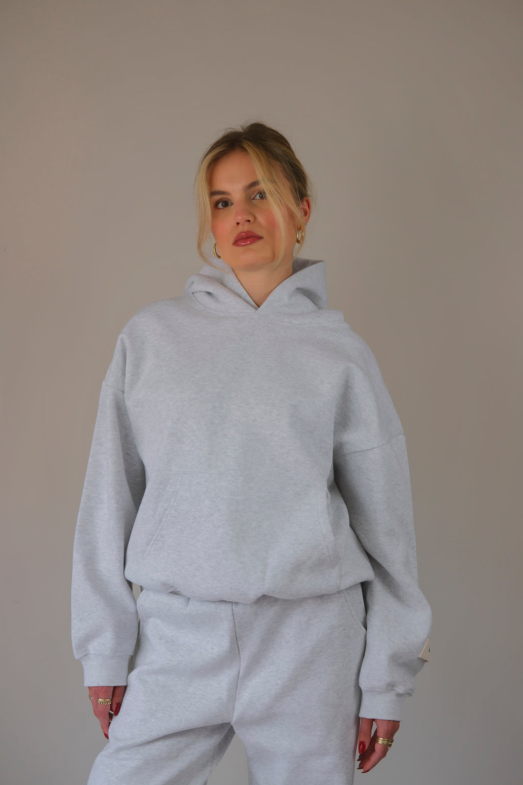 Light Gray Essential Hoodie