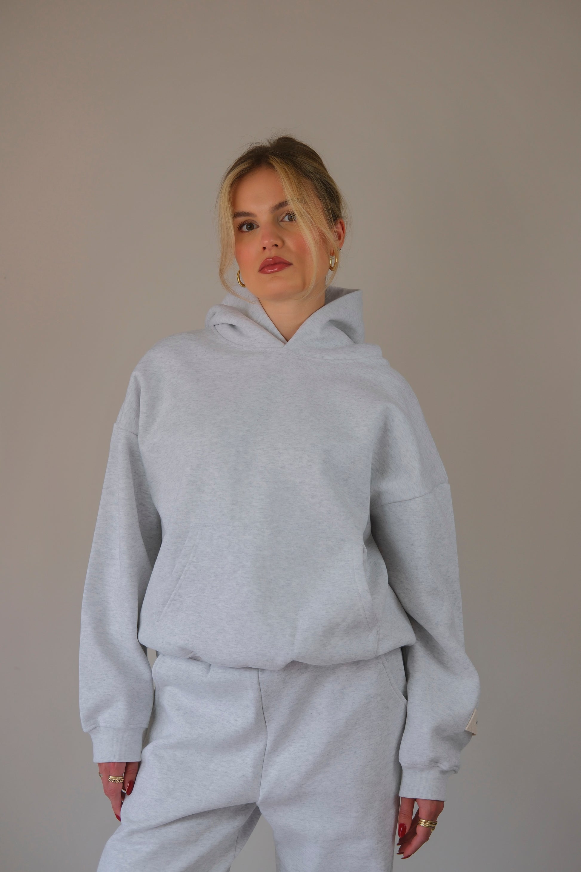 Light Gray Essential Hoodie