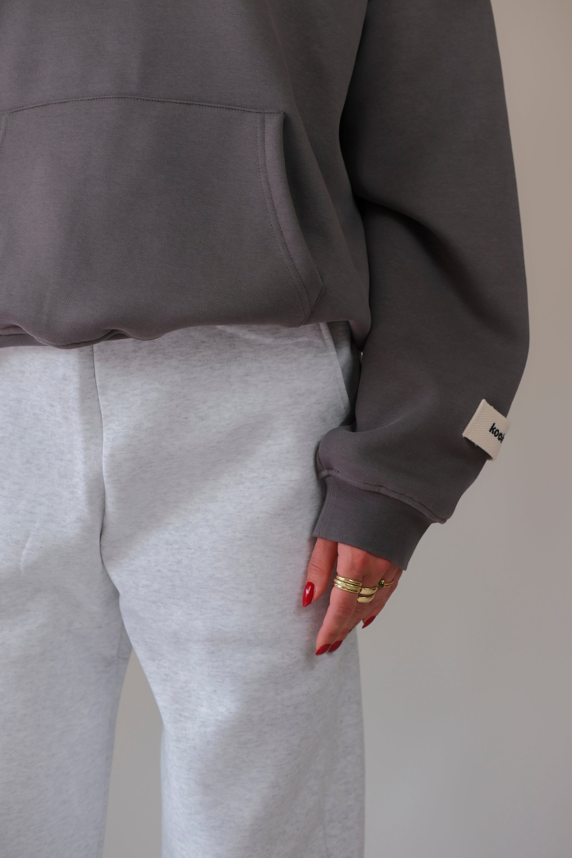 Dark Gray Essential Hoodie