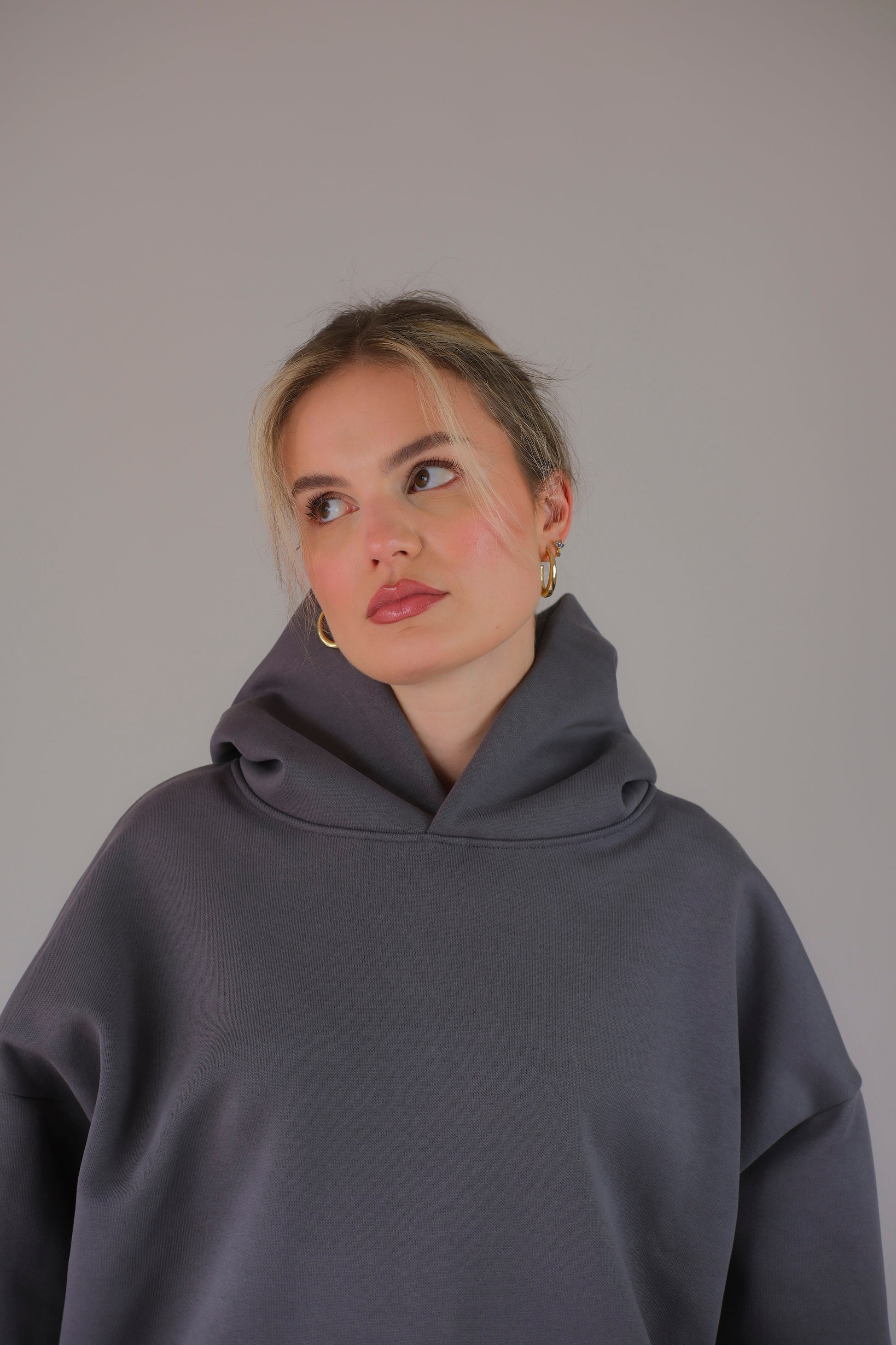 Dark Gray Essential Hoodie