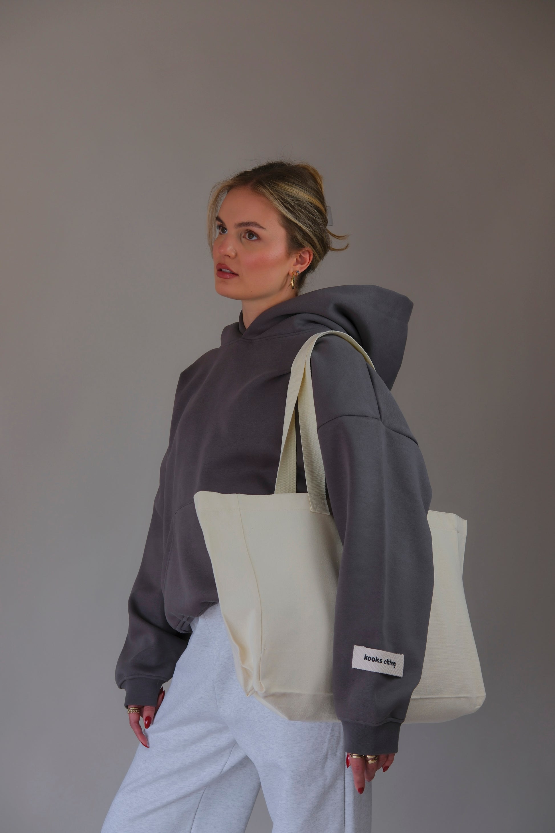 Dark Gray Essential Hoodie