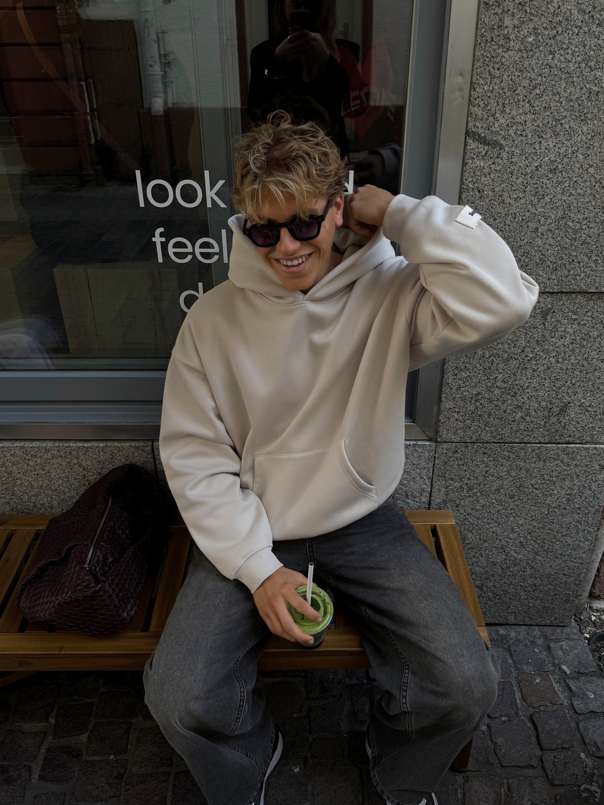 Oat Brown Essential Hoodie